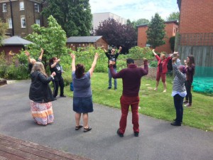 Laughter Yoga Workshop at St Mungo's Wellbeing Day